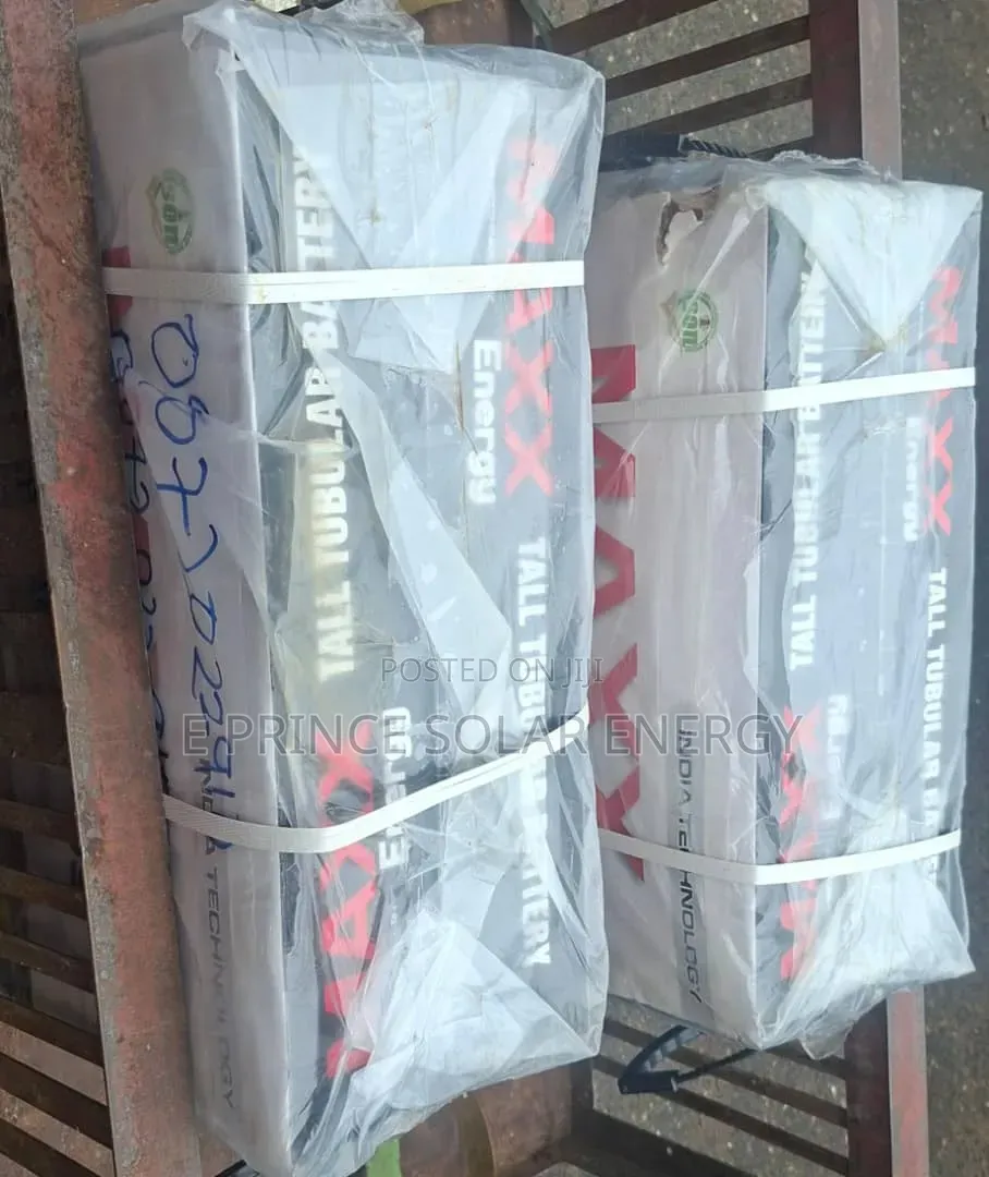 12v 255ah Maxx Energy Tubular Battery
