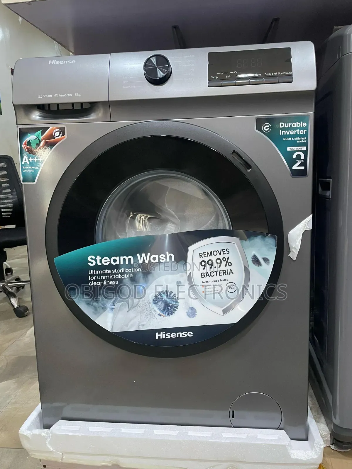 Hisense 8kg Washing and Spin Washing Machine