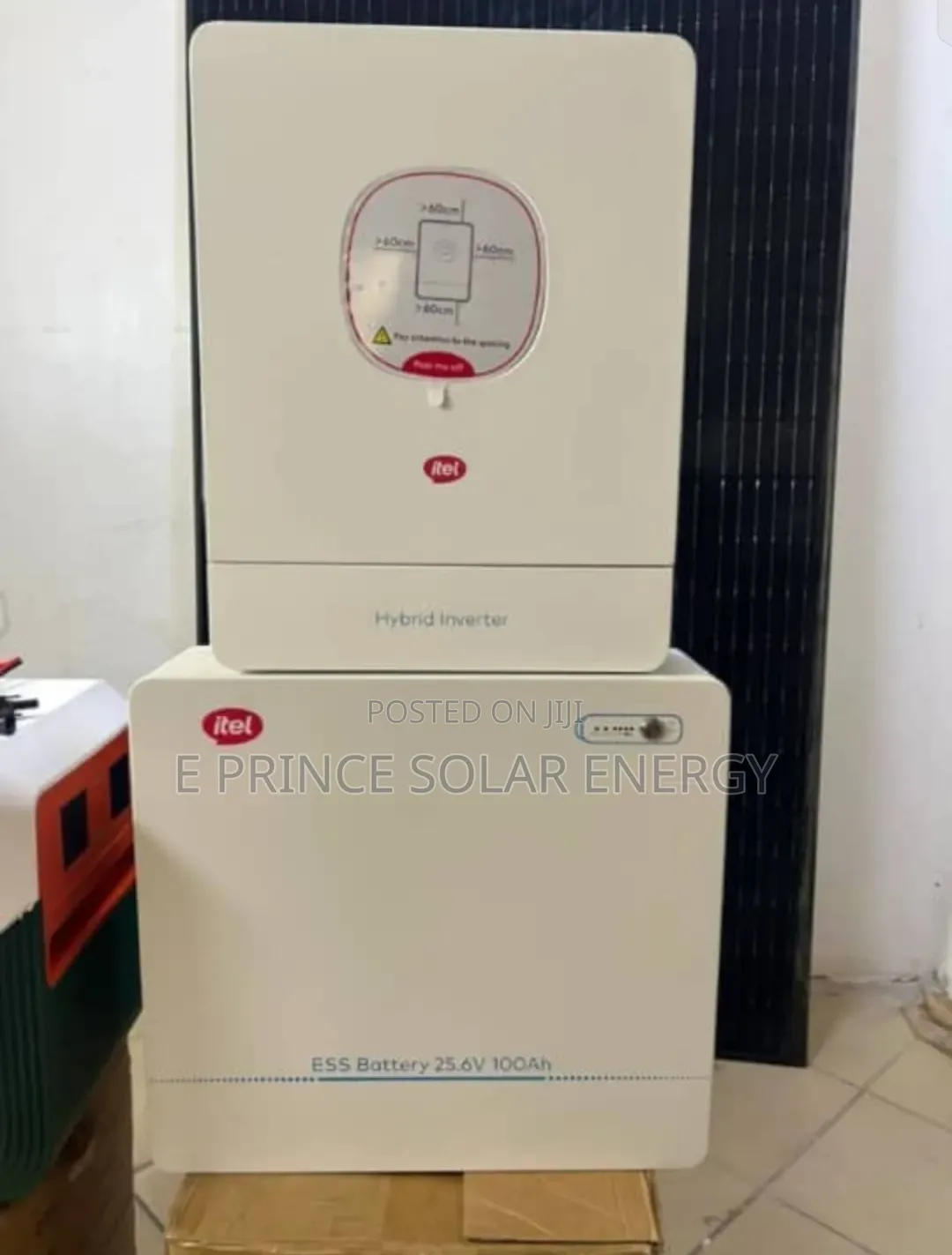 Complete Set Up for 2.5kwh/4.2kva and 6 Piece of 650w Panel and Access