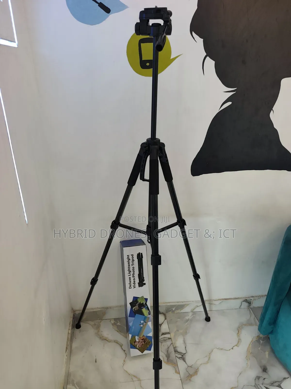 7Ft Professional Deluxe Stand for Both Mobile/Camera Tripod