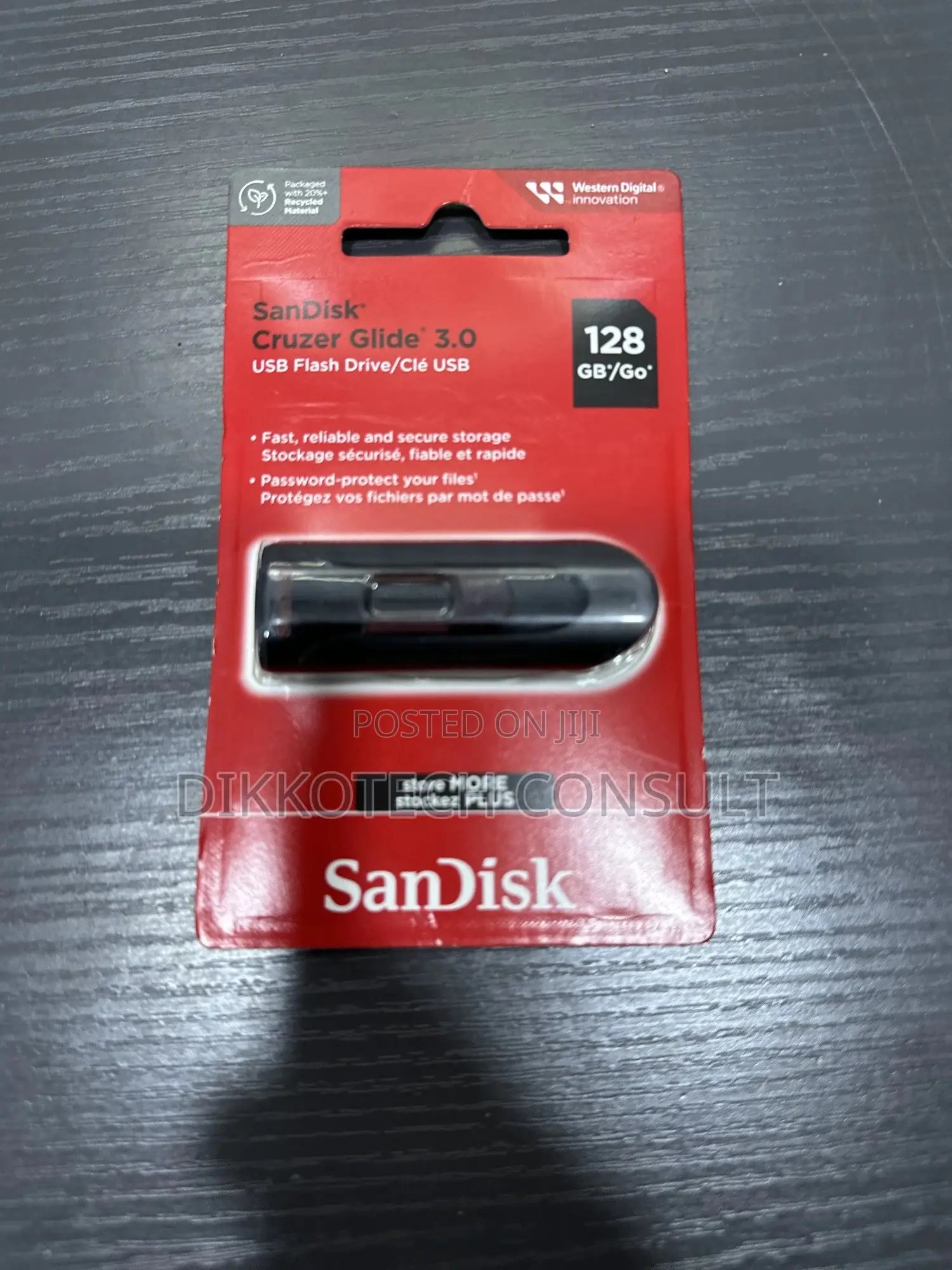 Sandisk Cruzer Glide 3.0 USB Flash Drive (128gb)