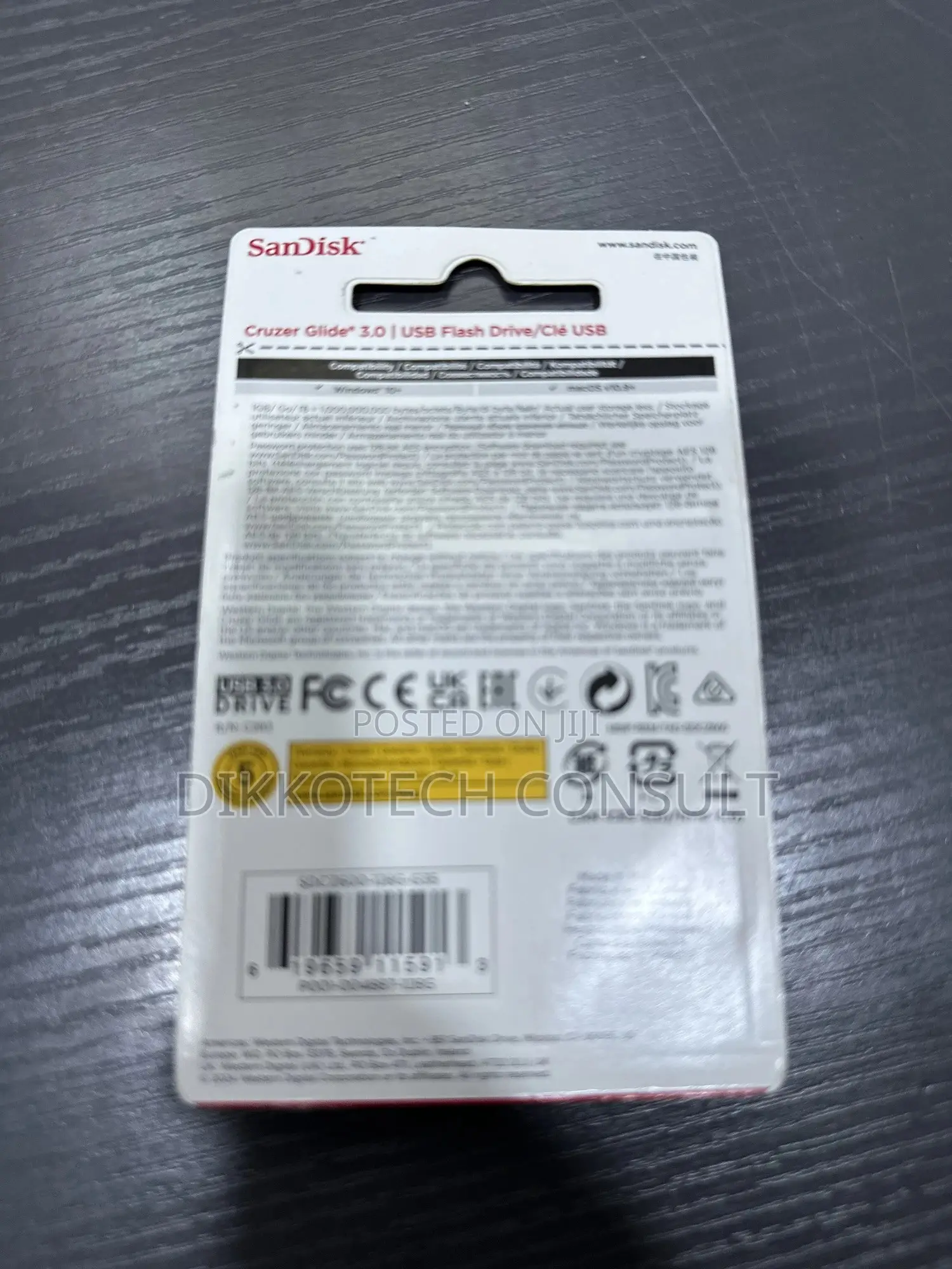 Sandisk Cruzer Glide 3.0 USB Flash Drive (128gb)