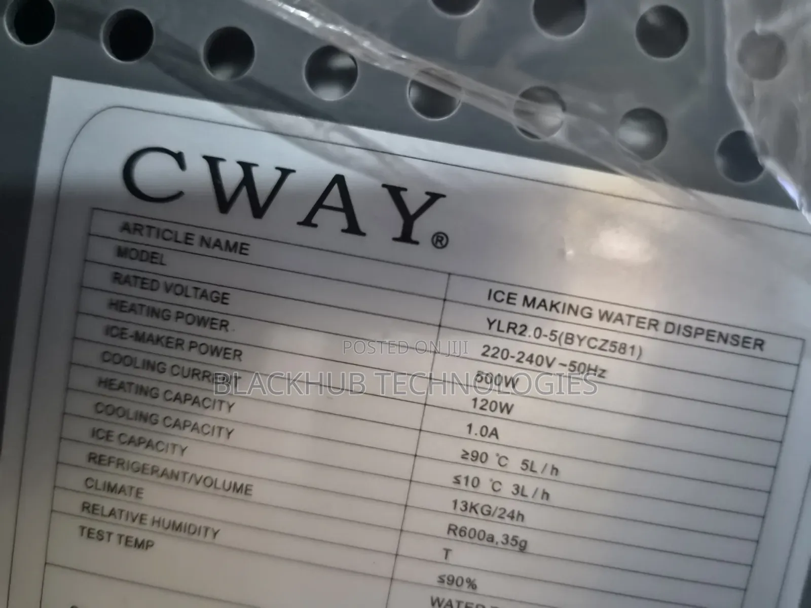 Cway Ice Making Water Dispenser Bycz581