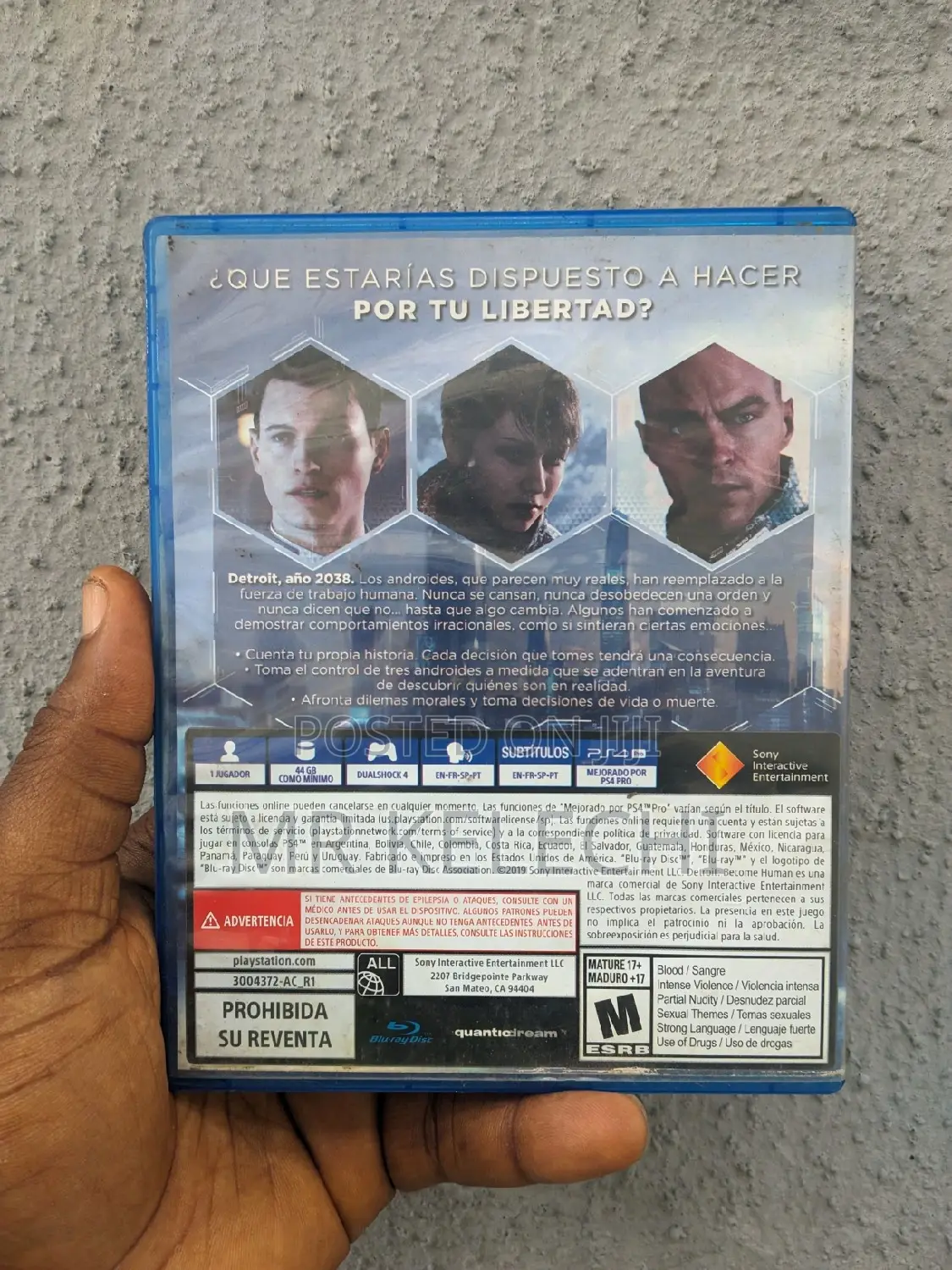 Neatly Used Detroit Become Human for Ps4 and Ps5