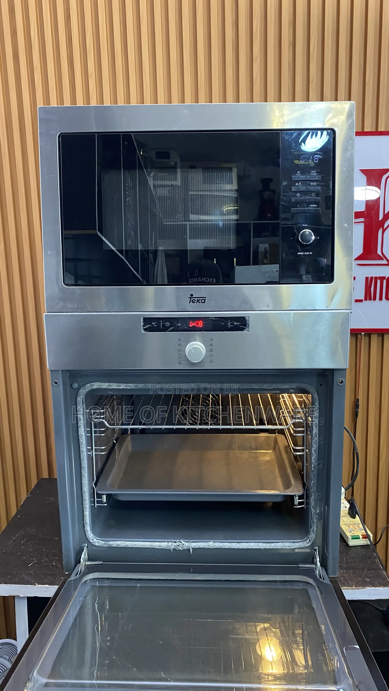 Set of Bosch Inbuilt Oven and Teka Microwave