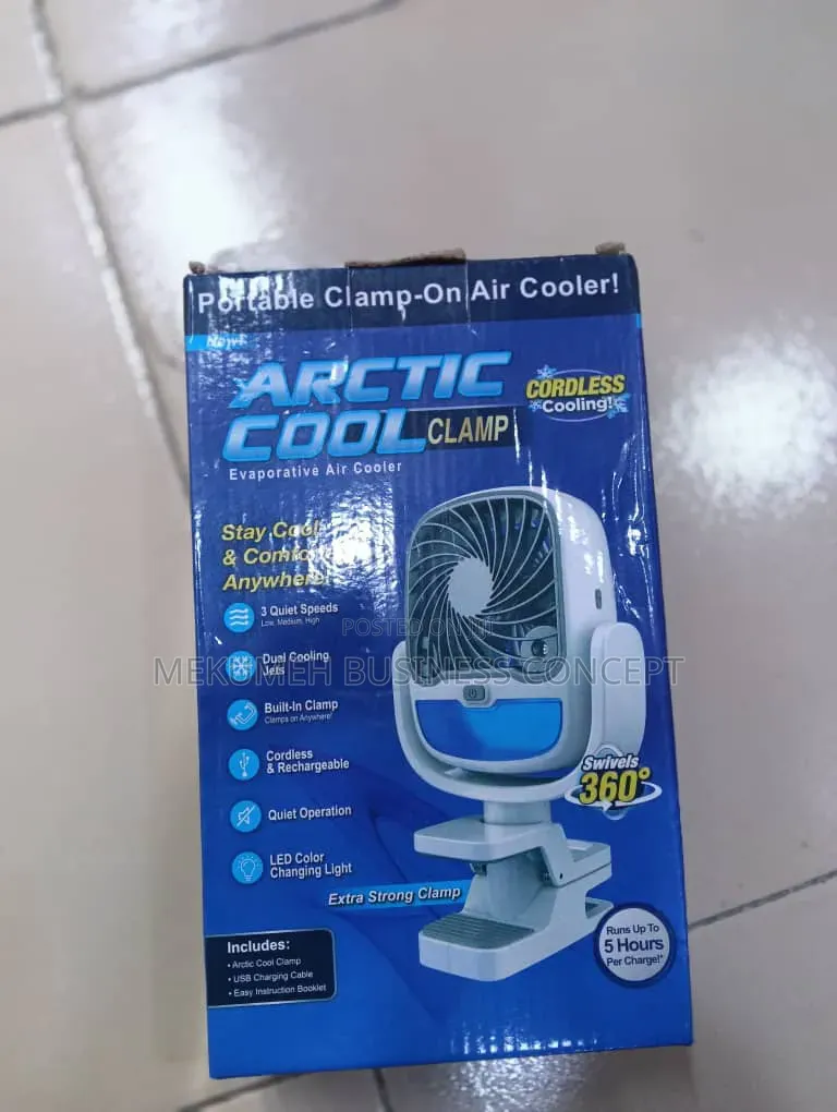 Arctic Cool Clamp Evaporation Air Cooler