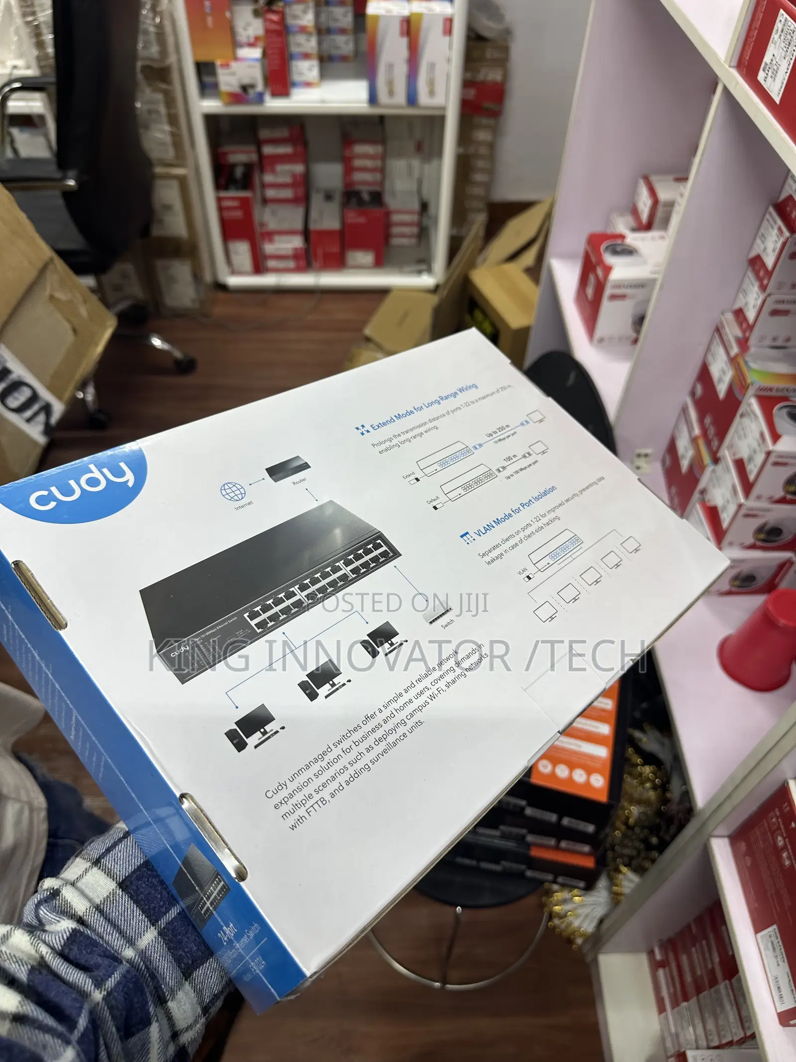 Cudy 24-Port 10/100mbps Ethernet Switch