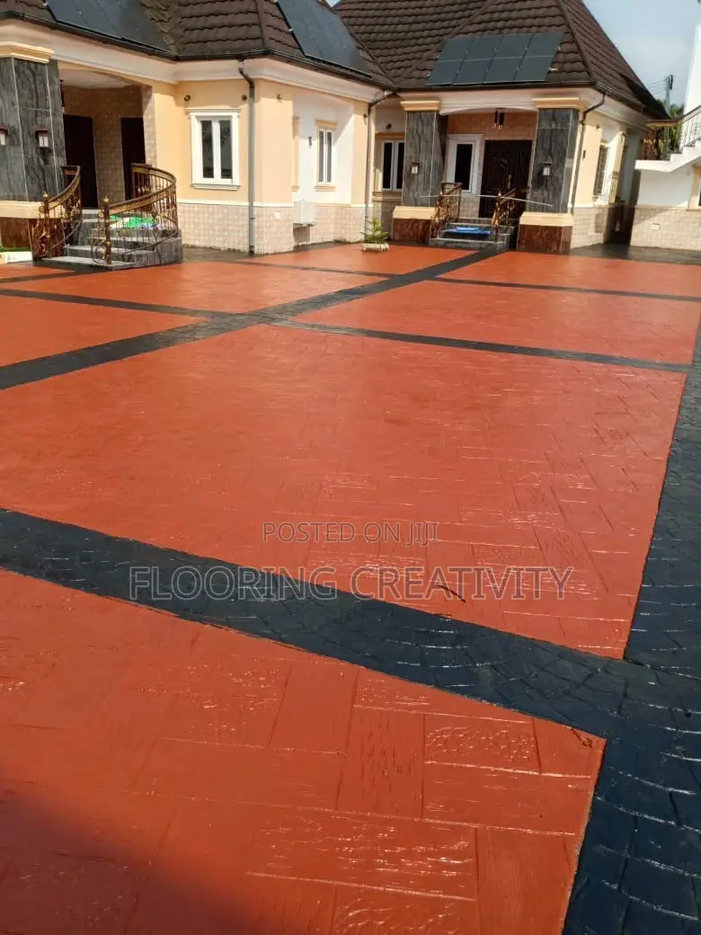 Stamp Concrete Floor and Wall Design
