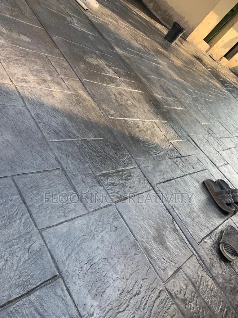 Stamp Concrete Floor and Wall Design