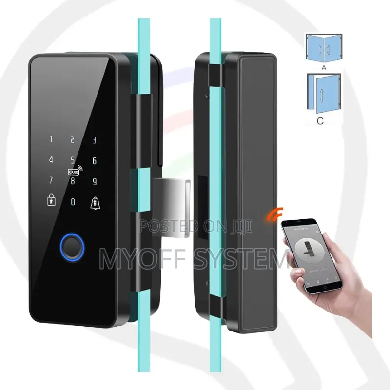 Tuya WiFi Lock for Frameless Glass Doors