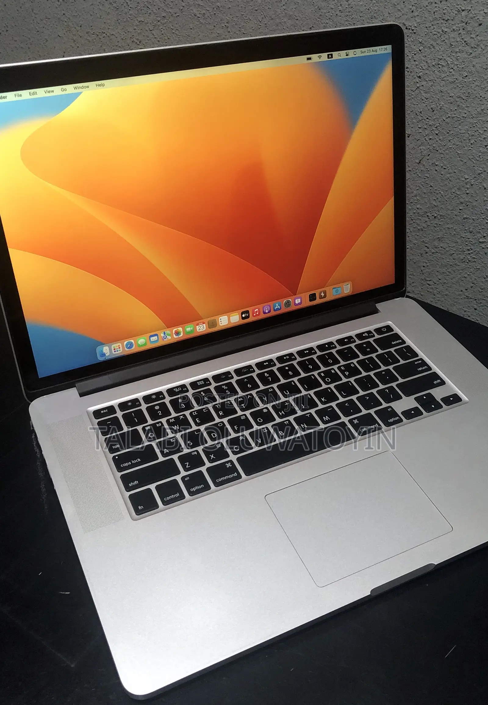 Laptop Apple MacBook Pro 2015 16GB Intel Core i7 SSD 512GB