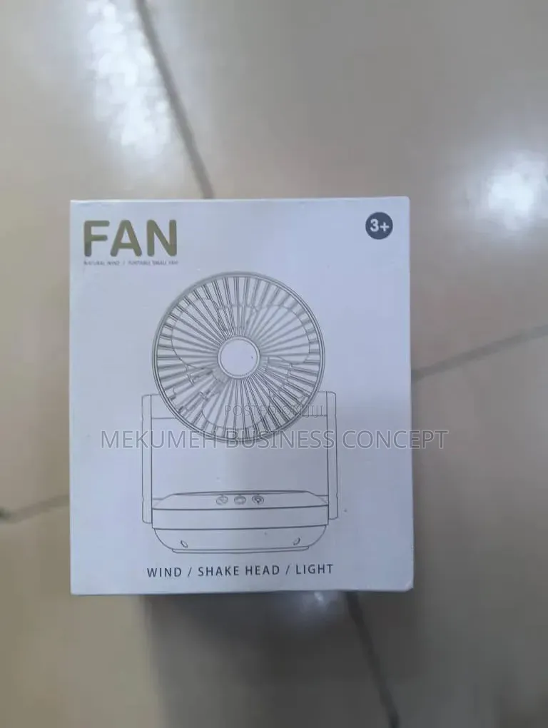 DP Rechargeable Rotating Fan