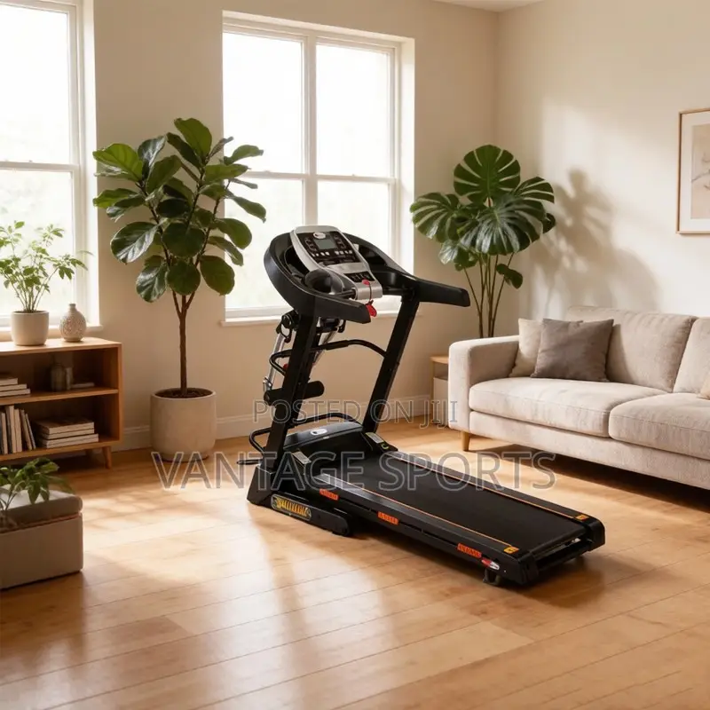 Electric Treadmill With 2HP Motor 110kgs Max for Home Cardio Exercise