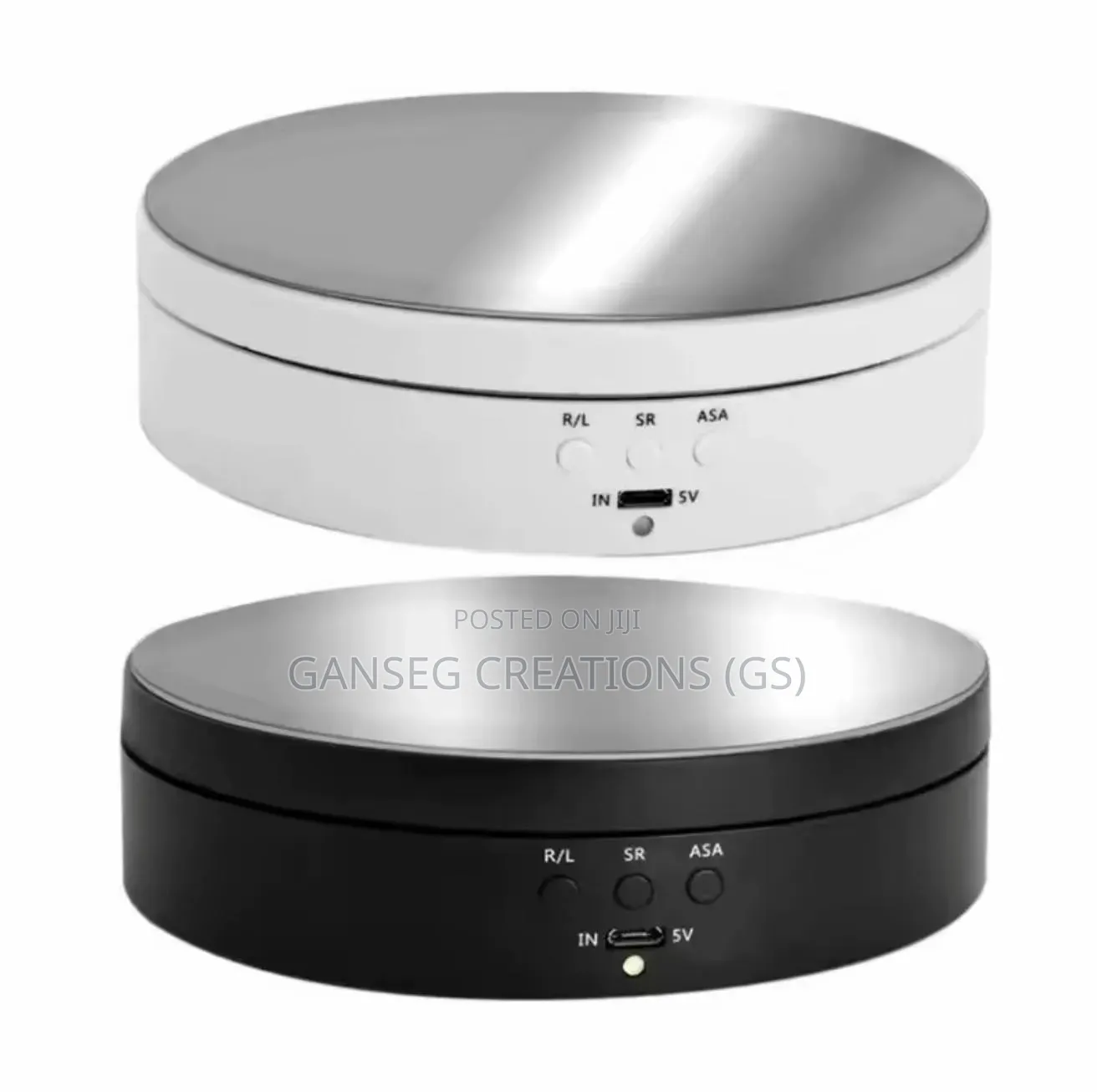 3 Speeds Rotating Turntable 360° Electric Base Jewelry Display