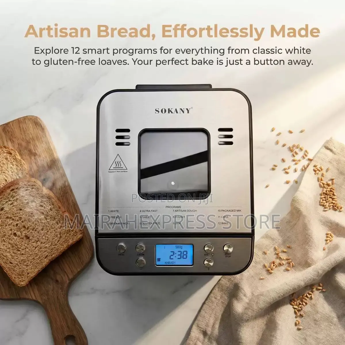 Sokany Electric Bread Maker T2mm7