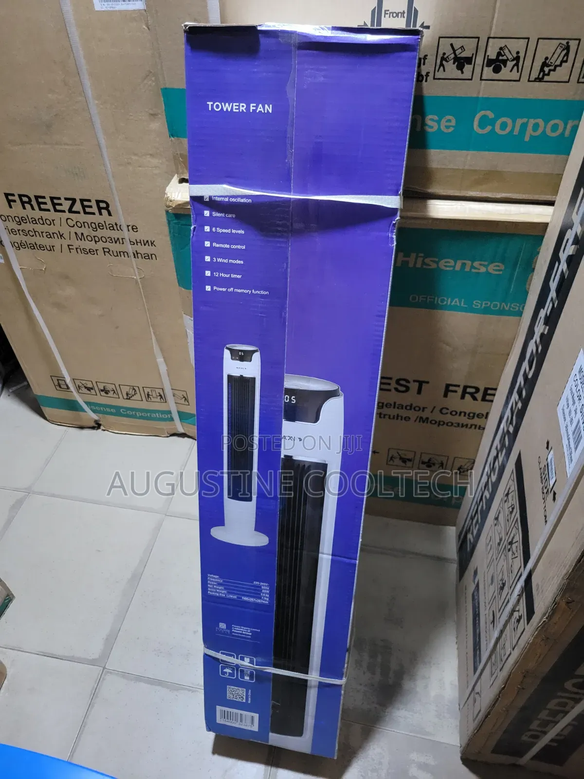 Brand New Maxi Tower Fan 44"