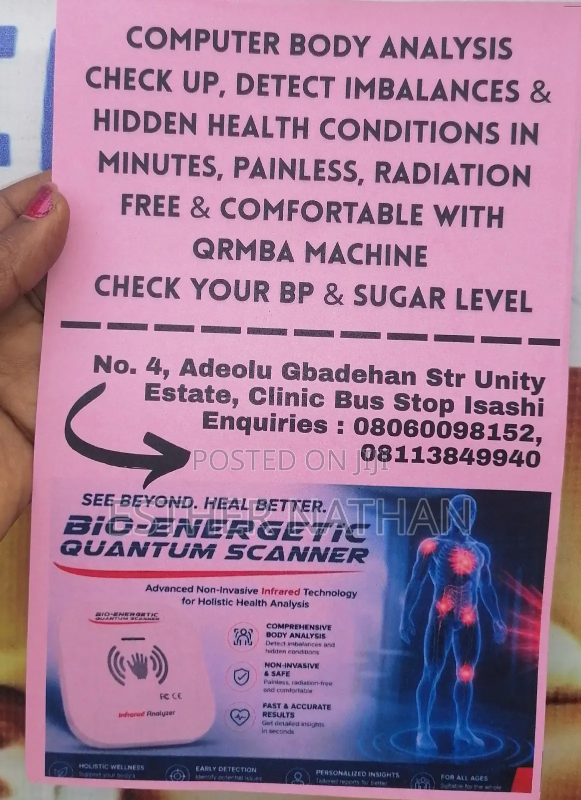 Computer Body Analysis Check Up