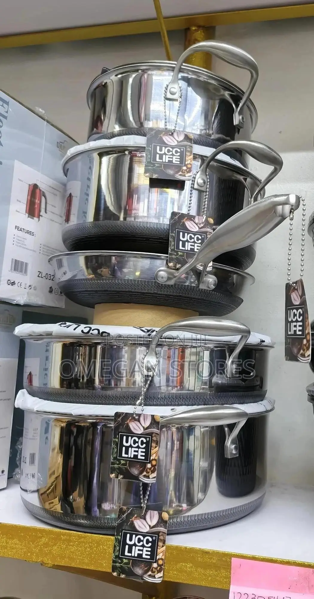 Ucclife Honeycomb Stainless Steel Cookware