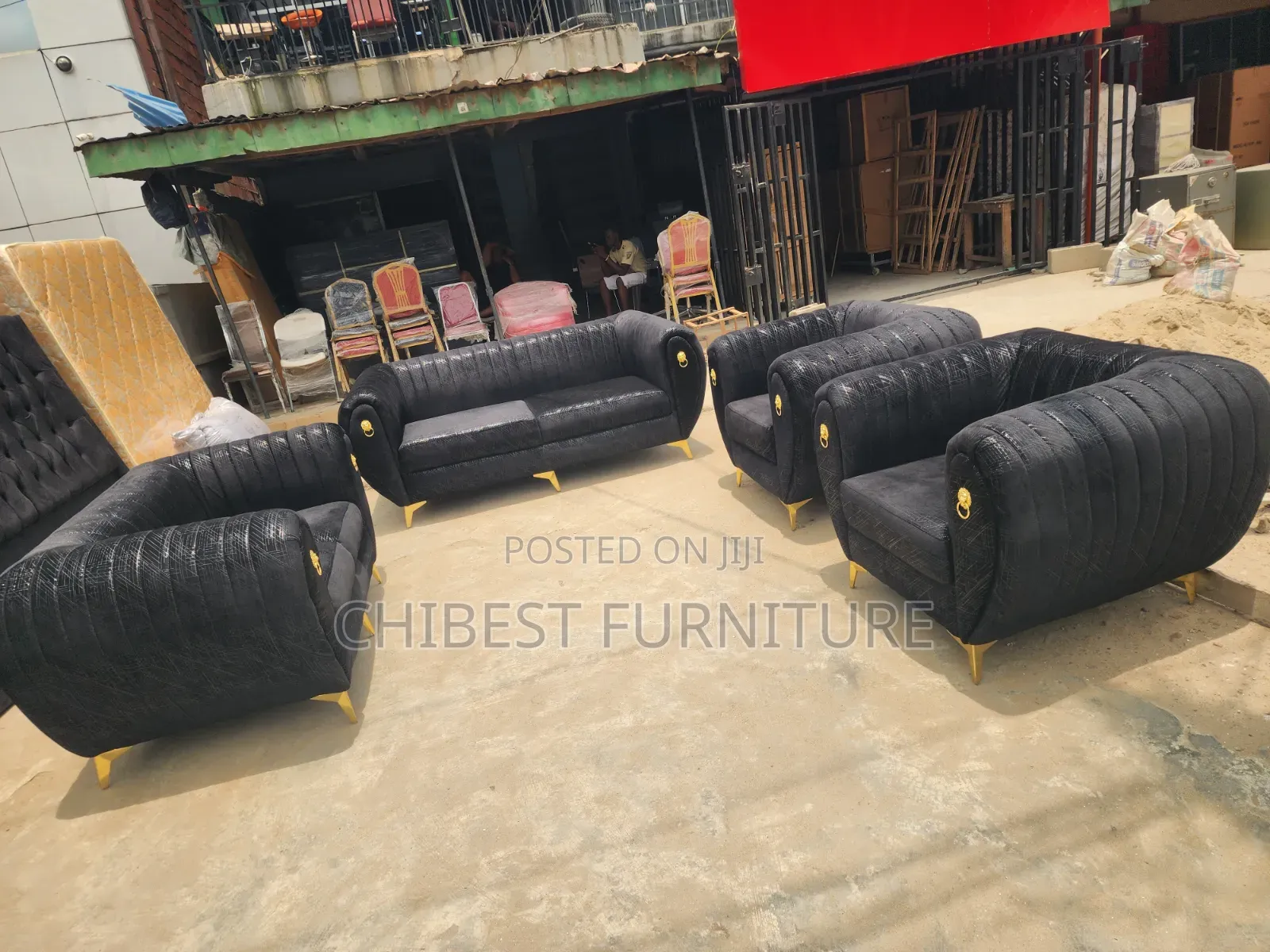 High Quality Standard Sofa Fabric Chair.