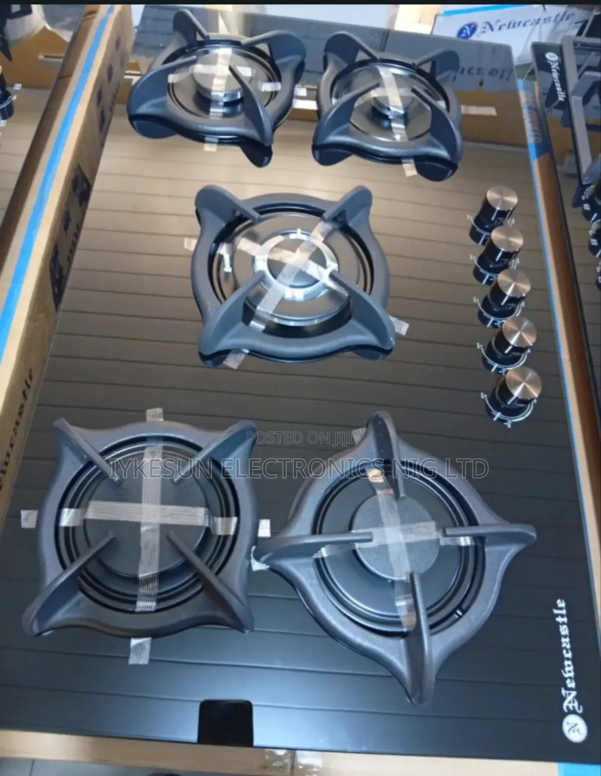 Original Newcastle Built-in Premium Luxury 5 Burners Gas Cooker HOB.