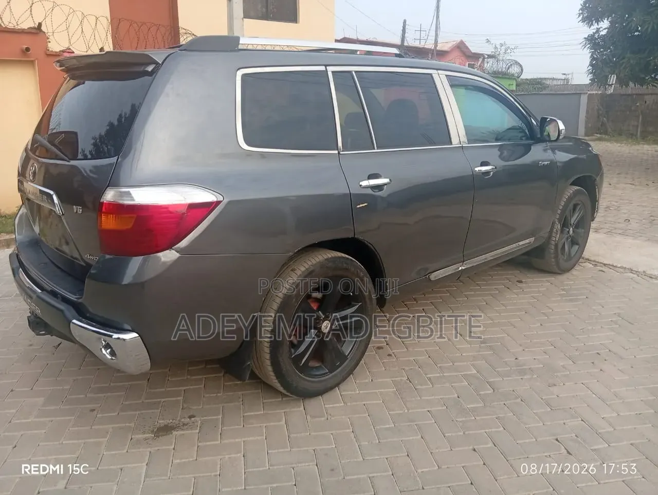 Toyota Highlander 2008 Gray