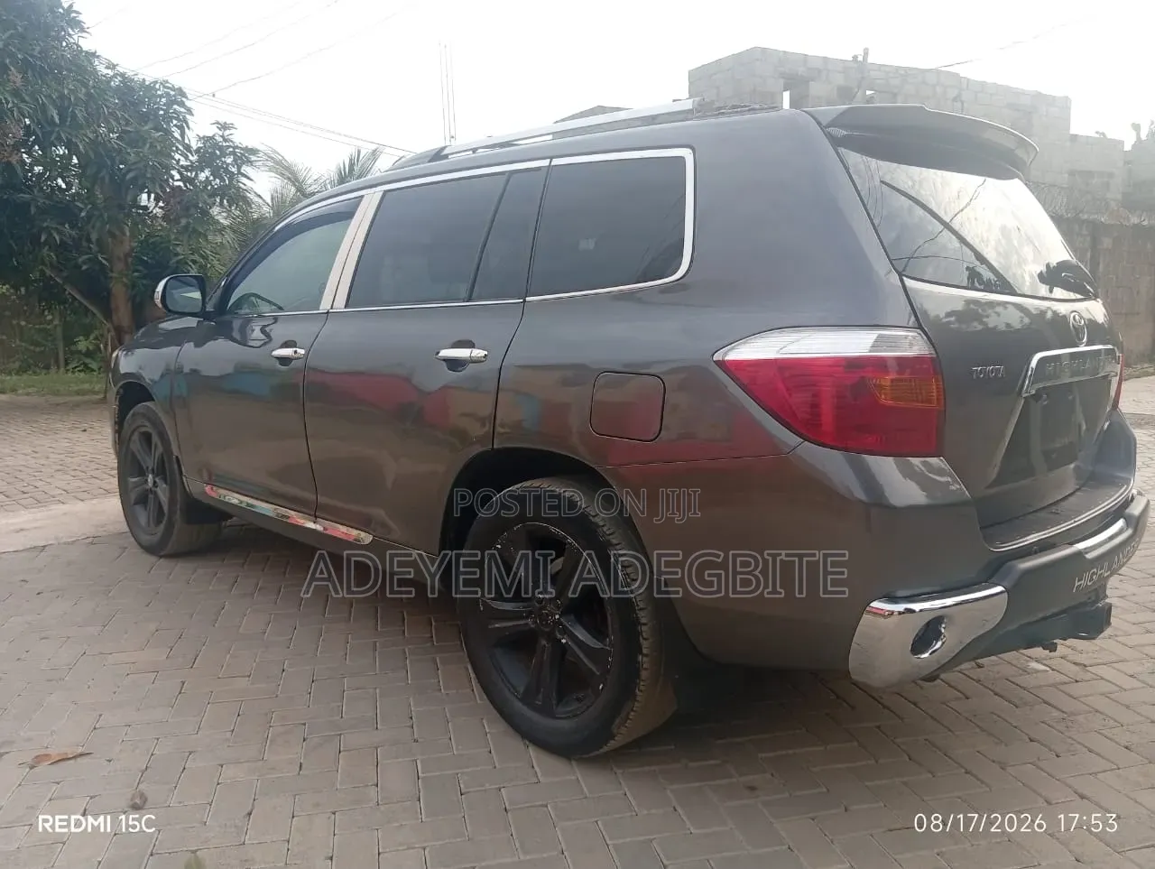 Toyota Highlander 2008 Gray