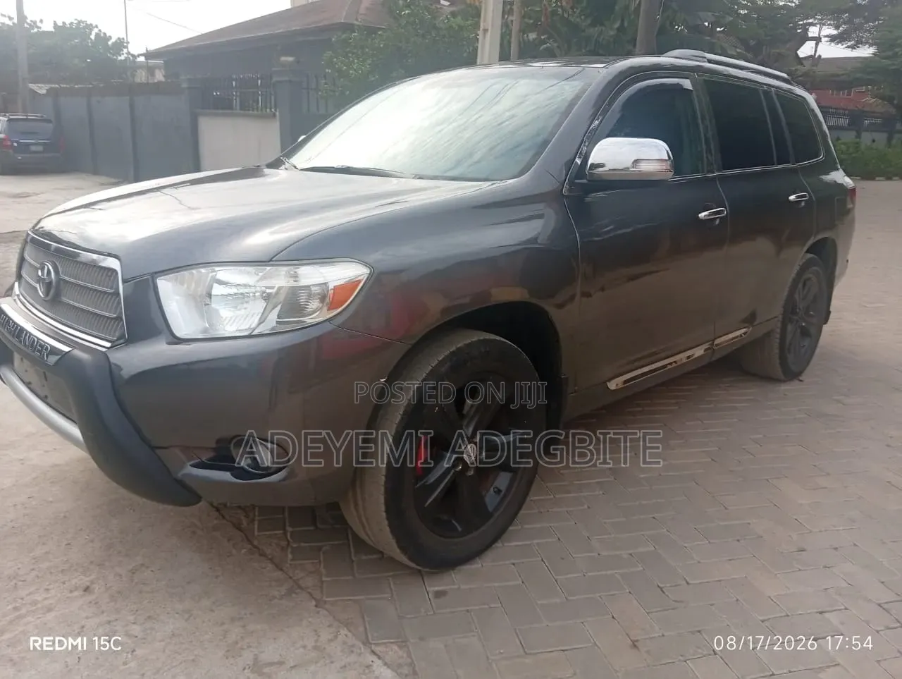 Toyota Highlander 2008 Gray