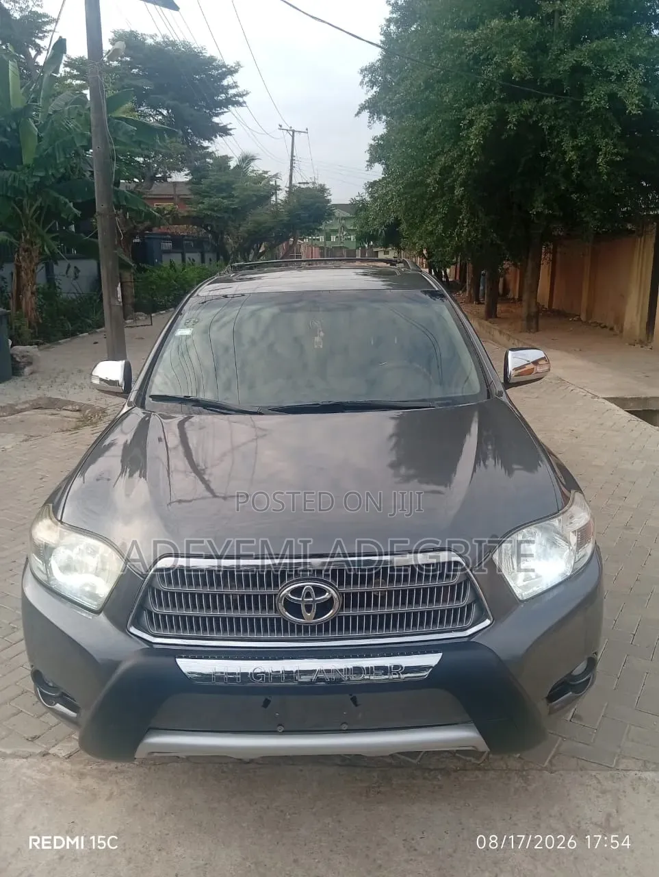 Toyota Highlander 2008 Gray