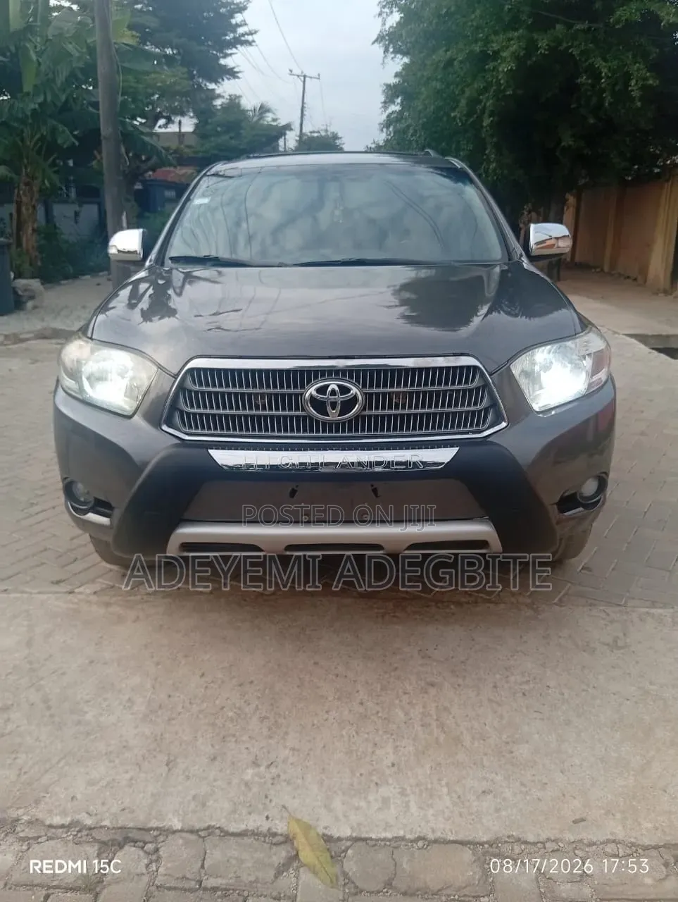 Toyota Highlander 2008 Gray