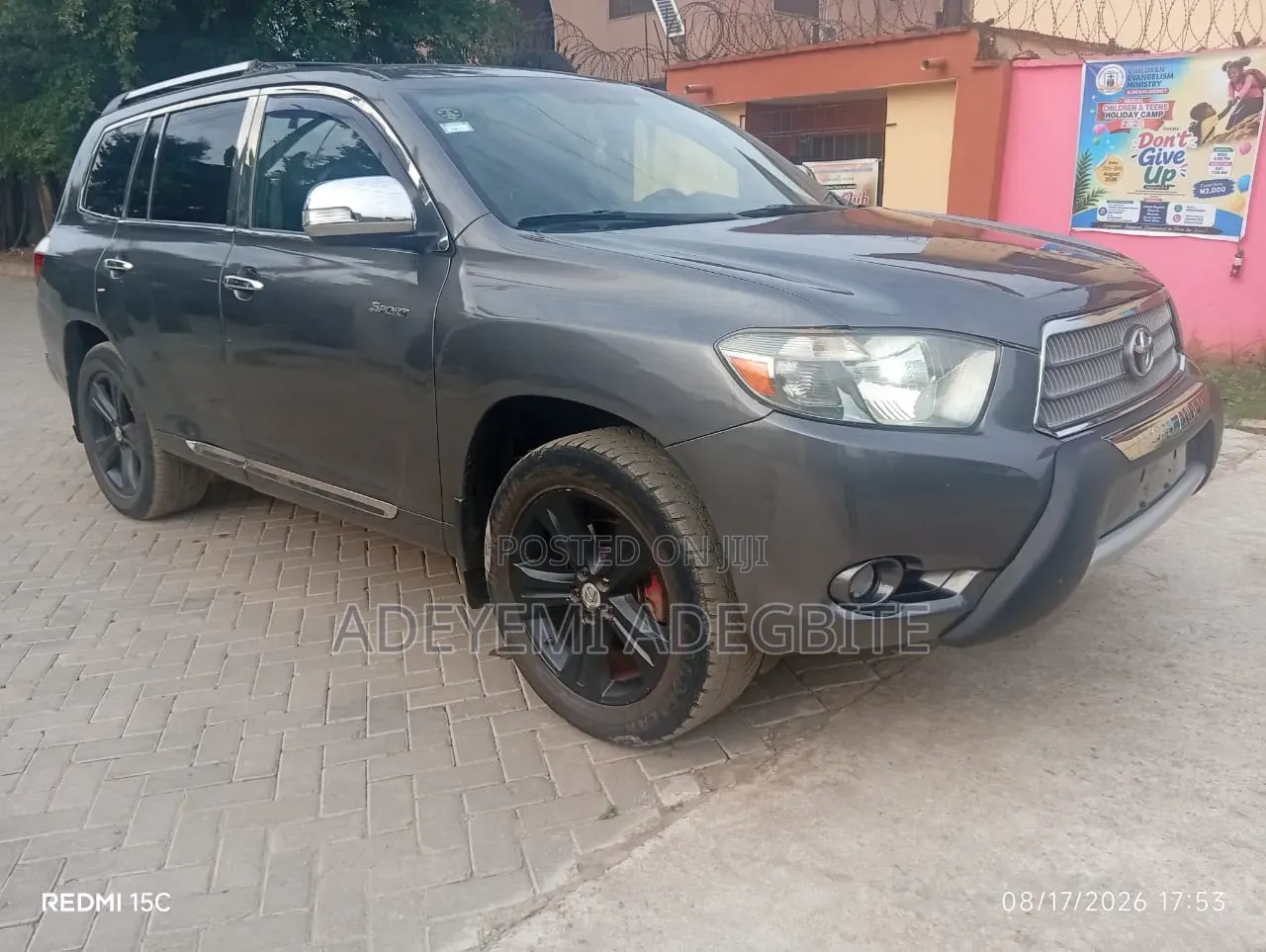 Toyota Highlander 2008 Gray