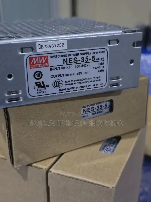 Mean Well | Nes-35-5 | Switching Power Supply 100-240vac to 5v 7a 35w