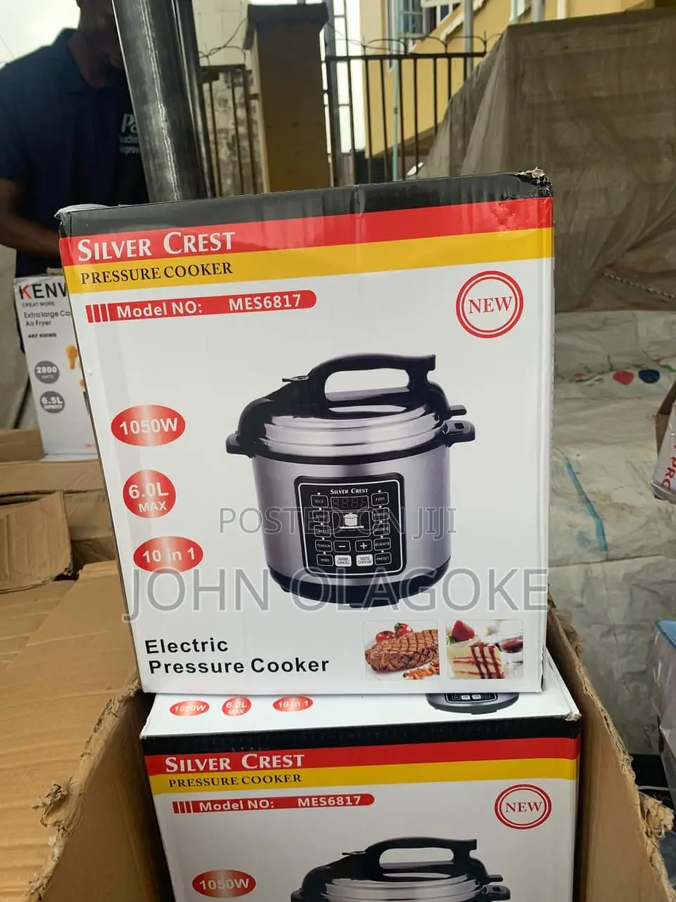 6L Electric Pressure Cooker SilverCrest MES6817