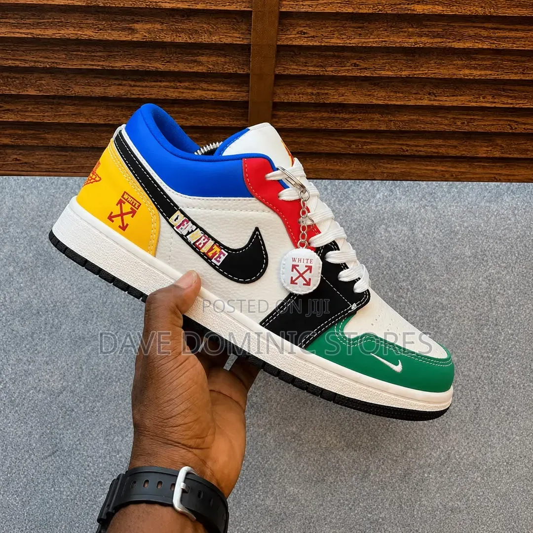 Nike Air Jordan 1 Low Custom Made Off-White.