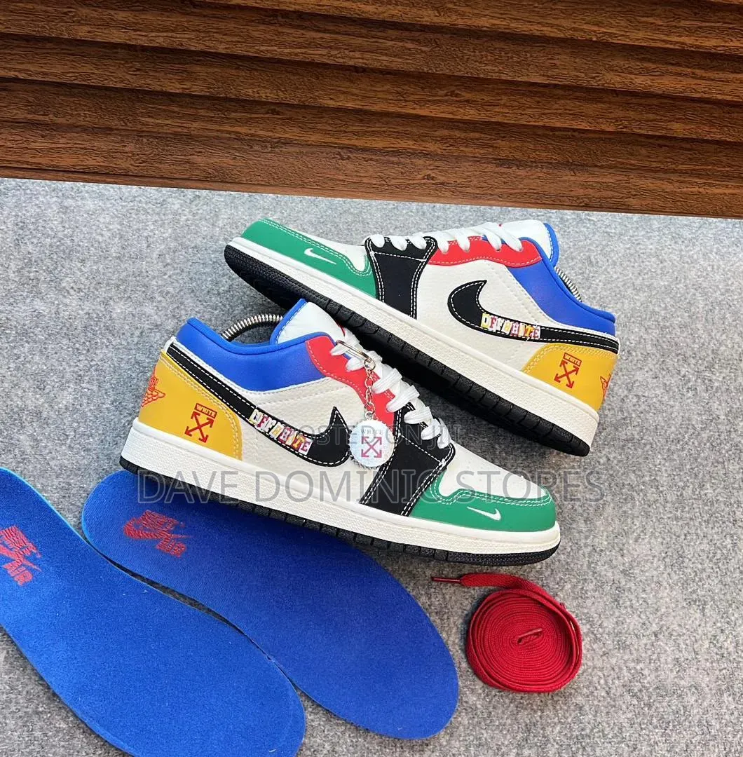 Nike Air Jordan 1 Low Custom Made Off-White.