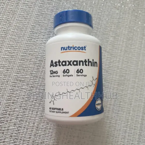 Astaxanthin 12mg, 60 Softgels (2 Month Supply), Gluten Free
GMO-Free