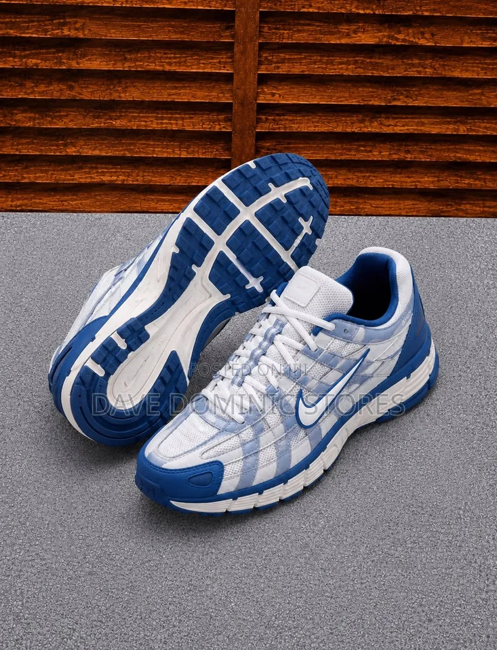 Original Nike P-6000 in a White/Blue Colorway