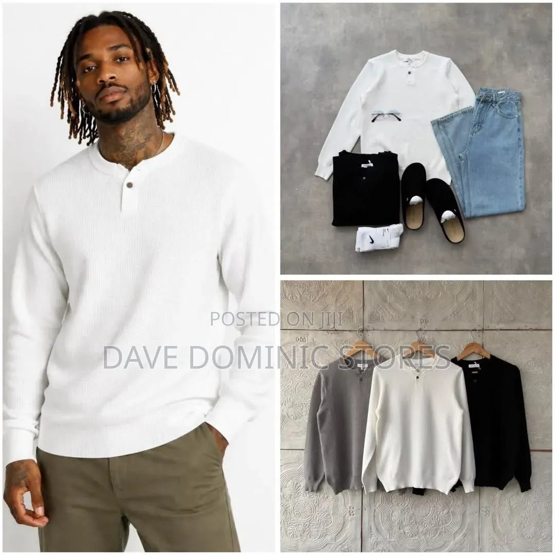 Original Quality Henley Shirts Available Now