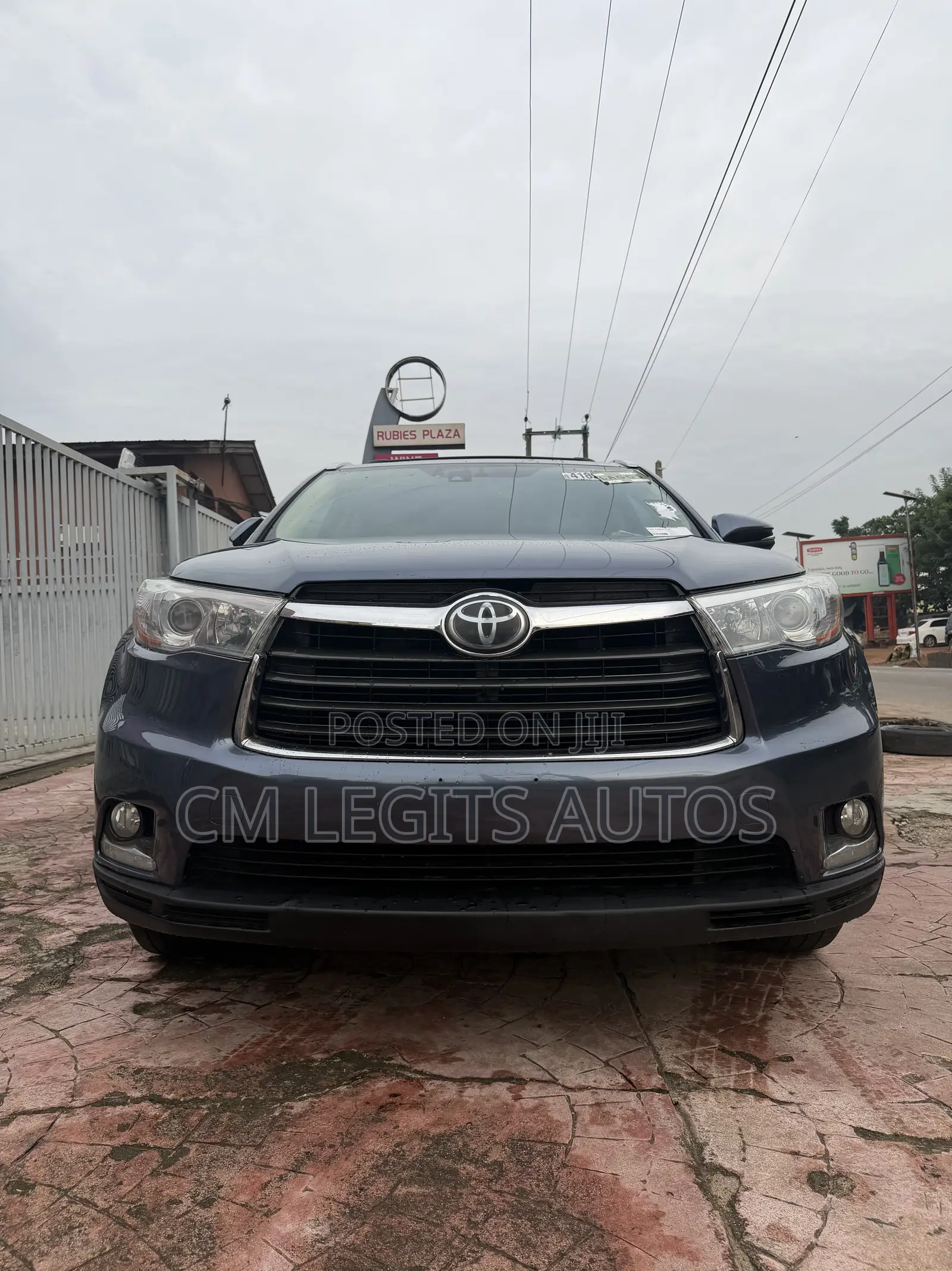Toyota Highlander Limited V6 4x4 (3.5L 6cyl 6A) 2016 Blue