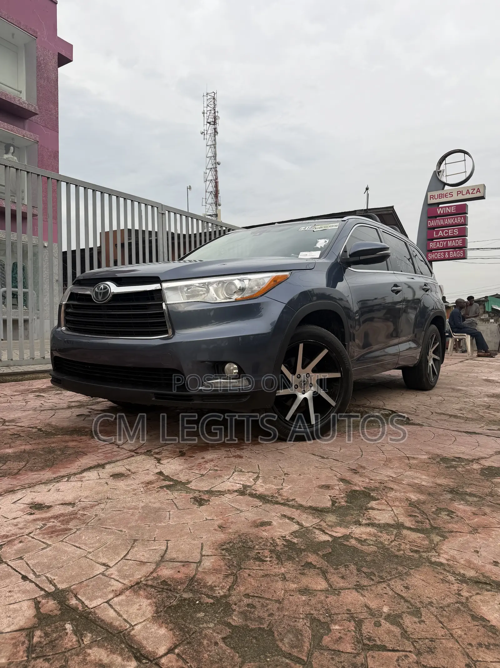 Toyota Highlander Limited V6 4x4 (3.5L 6cyl 6A) 2016 Blue