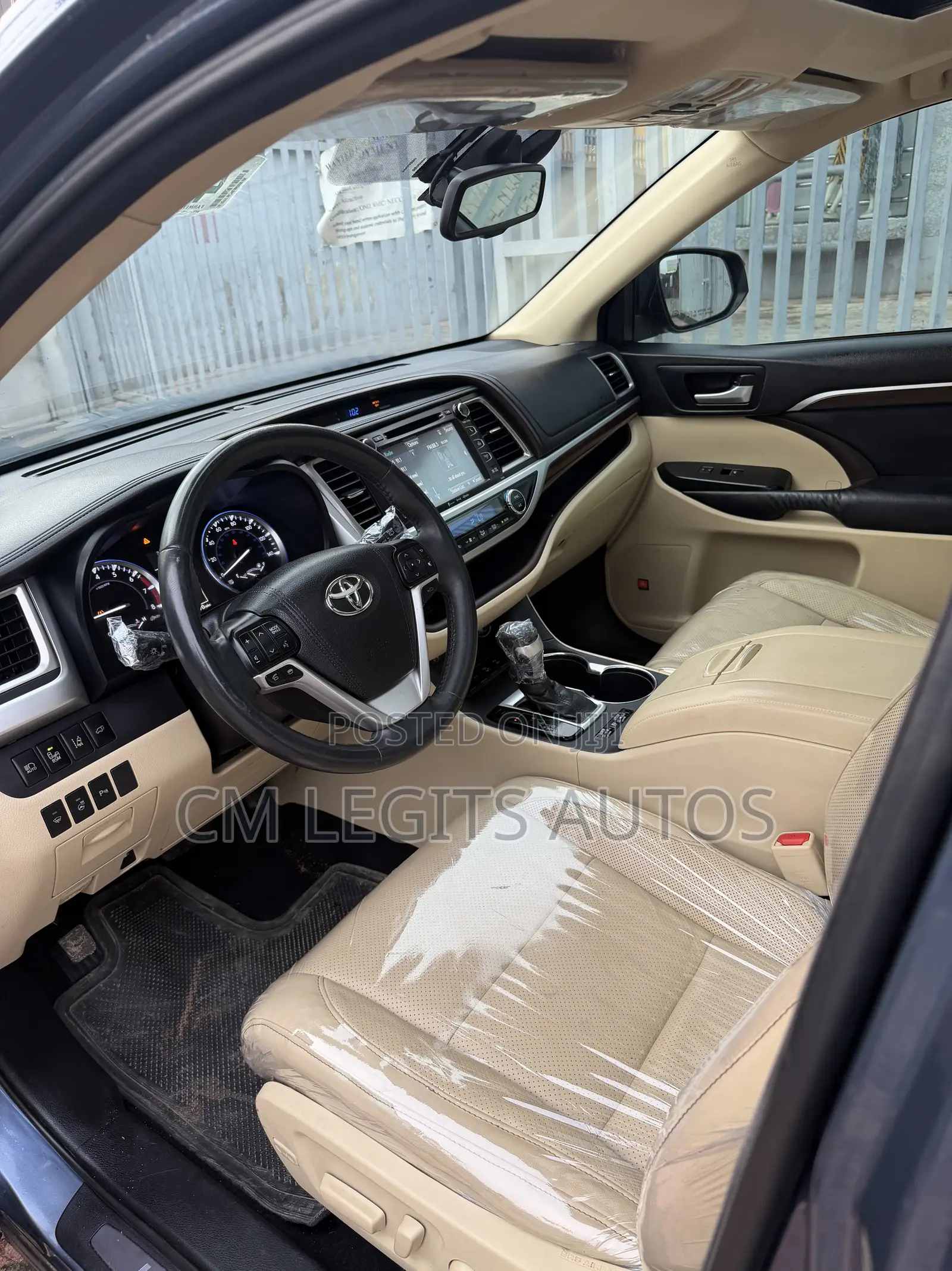 Toyota Highlander Limited V6 4x4 (3.5L 6cyl 6A) 2016 Blue