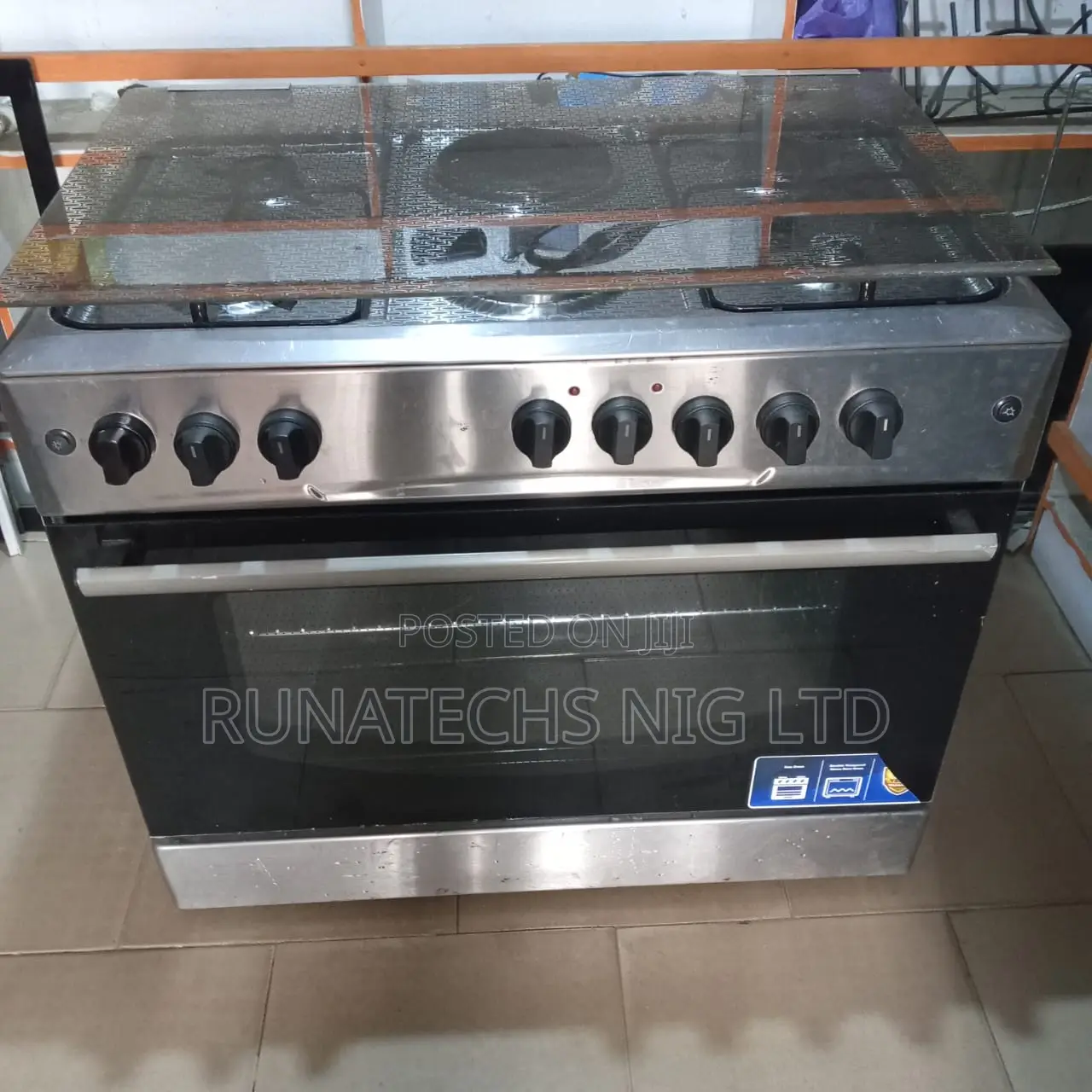 Maxi 60x90 Gas Cooker 4 Gas 2 Electric Large Oven Grill UK Used