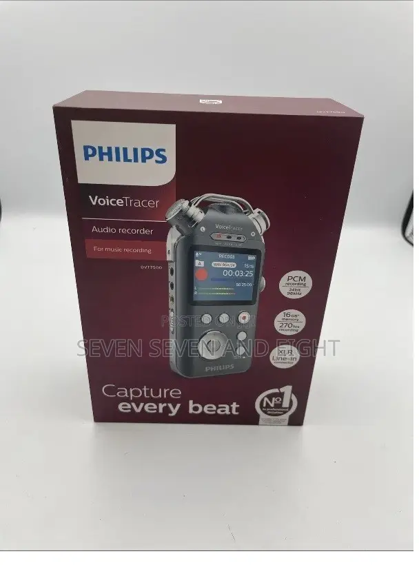 Philips VoiceTracer DVT7500 24 Bit Digital Audio Recorder