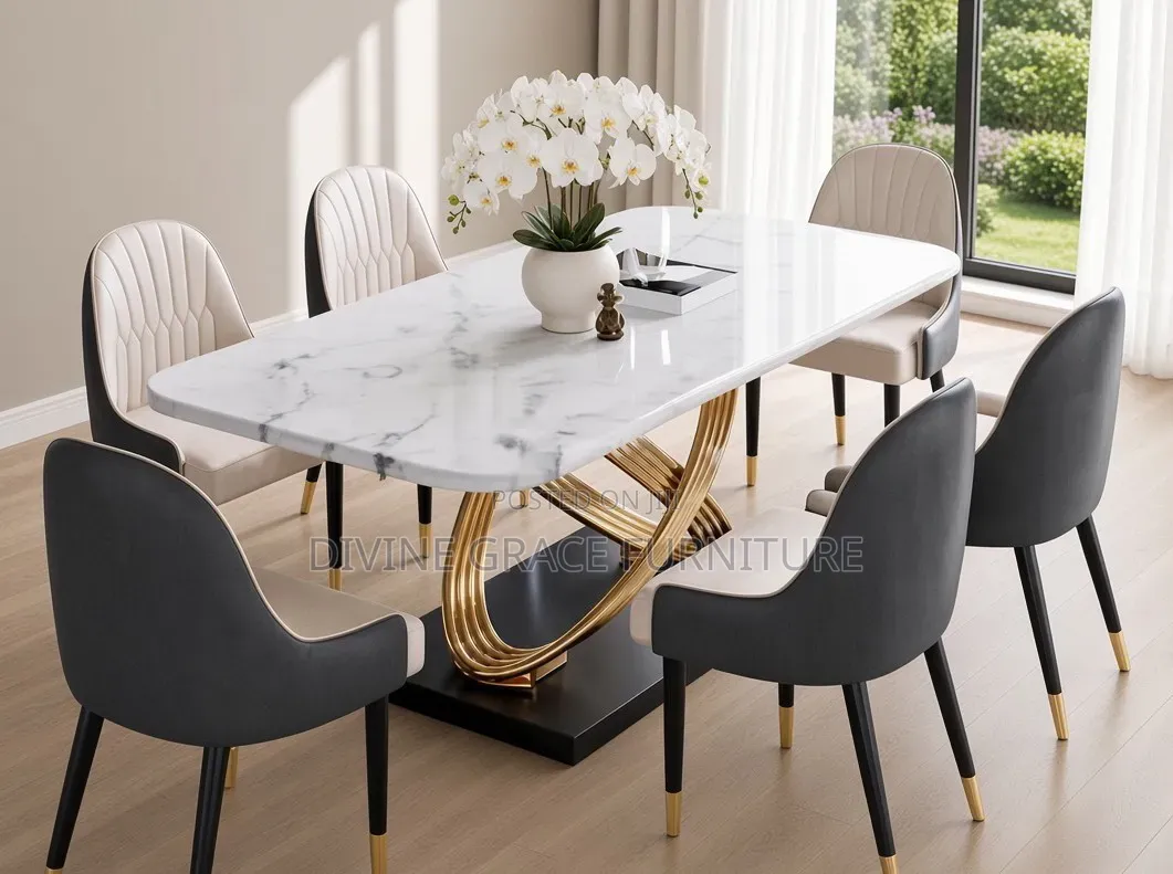 Elegant Luxury Dining Table Set for Modern Homes