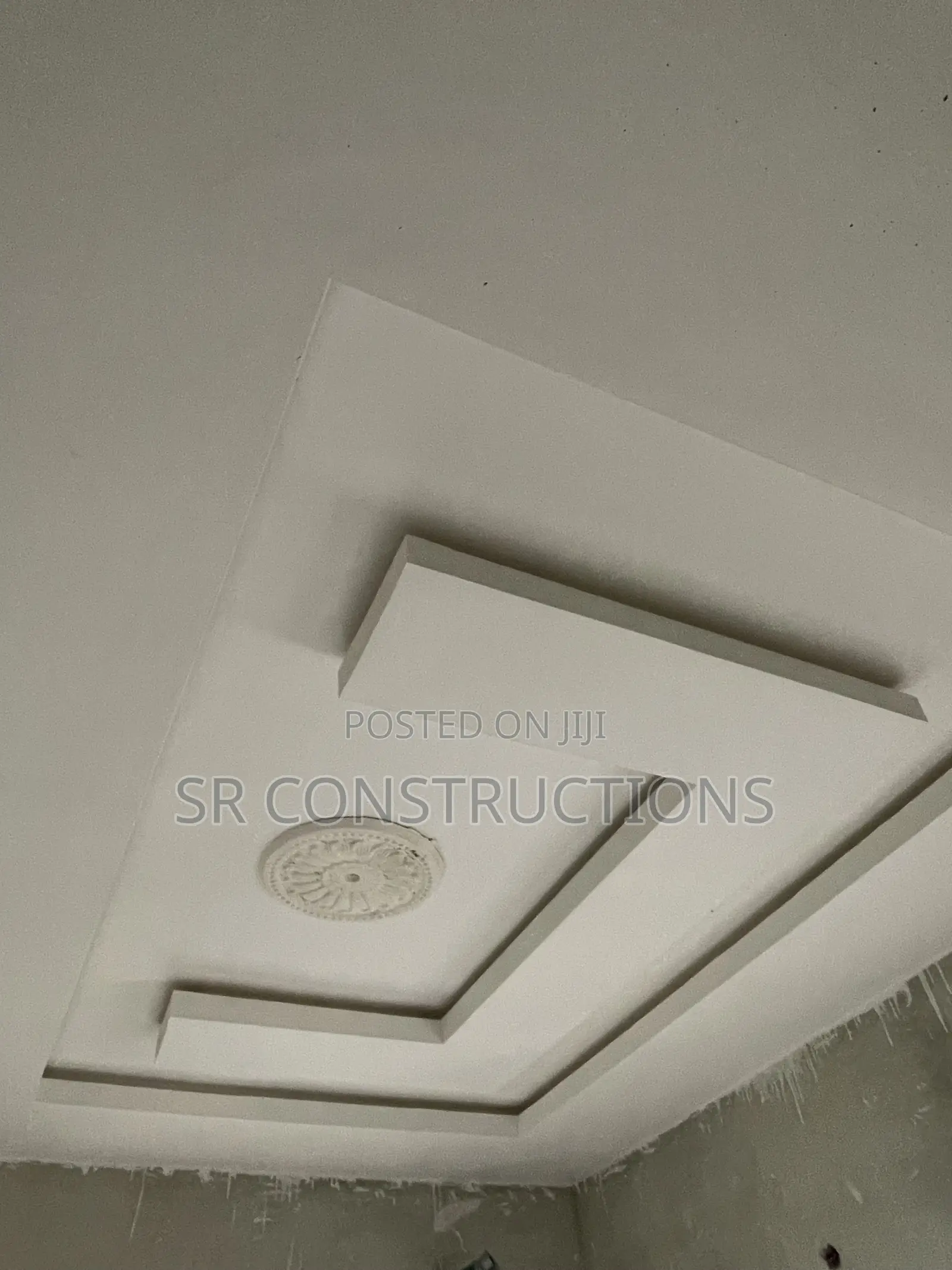 Modern Gypsum Ceiling Installation