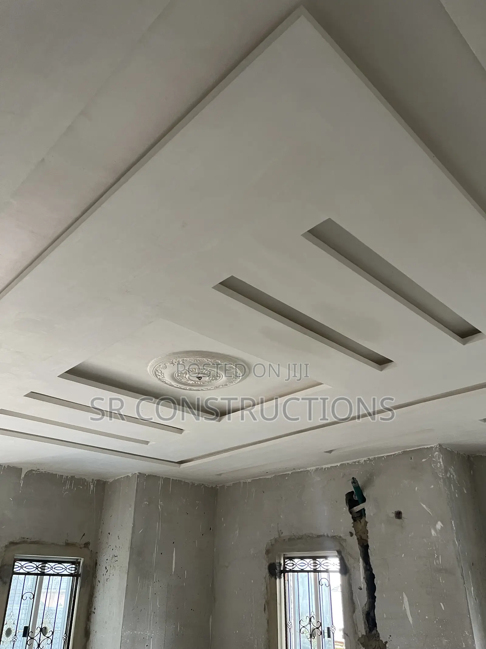 Modern Gypsum Ceiling Installation
