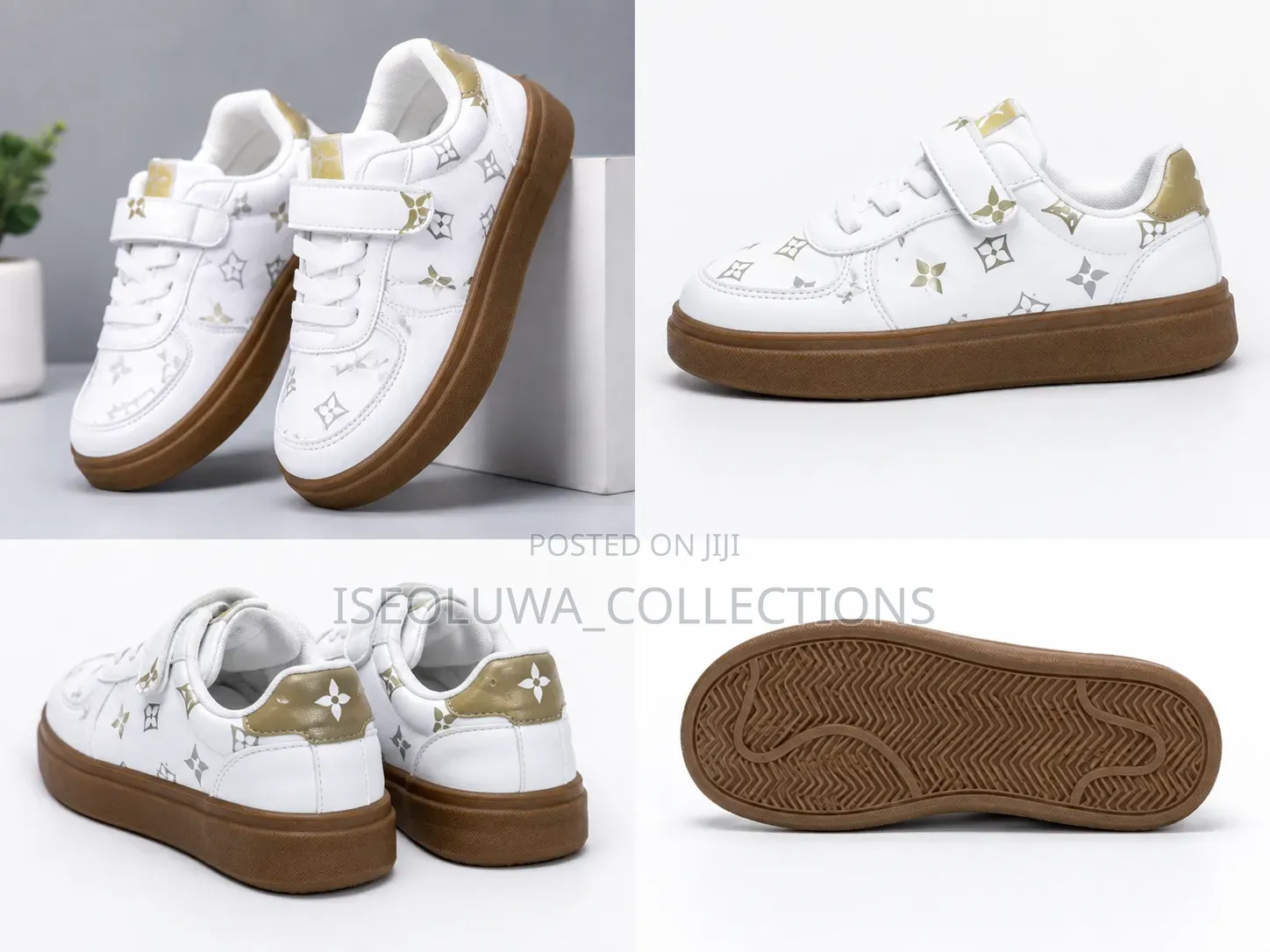 Kids’ Lightweight Velcro Casual Sneakers