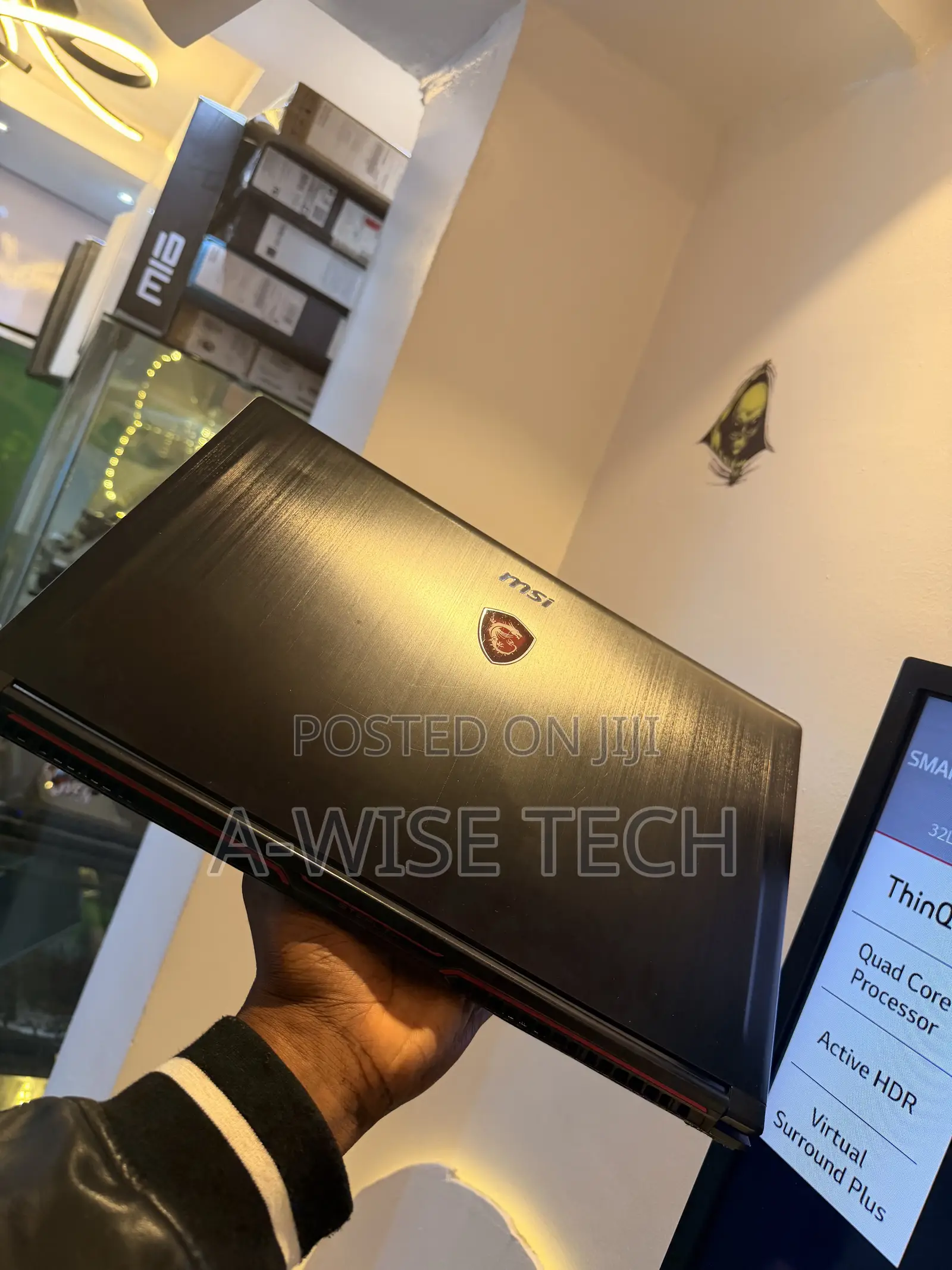 Laptop MSI GS63 Stealth 8RE 16GB Intel Core i7 SSD 256GB