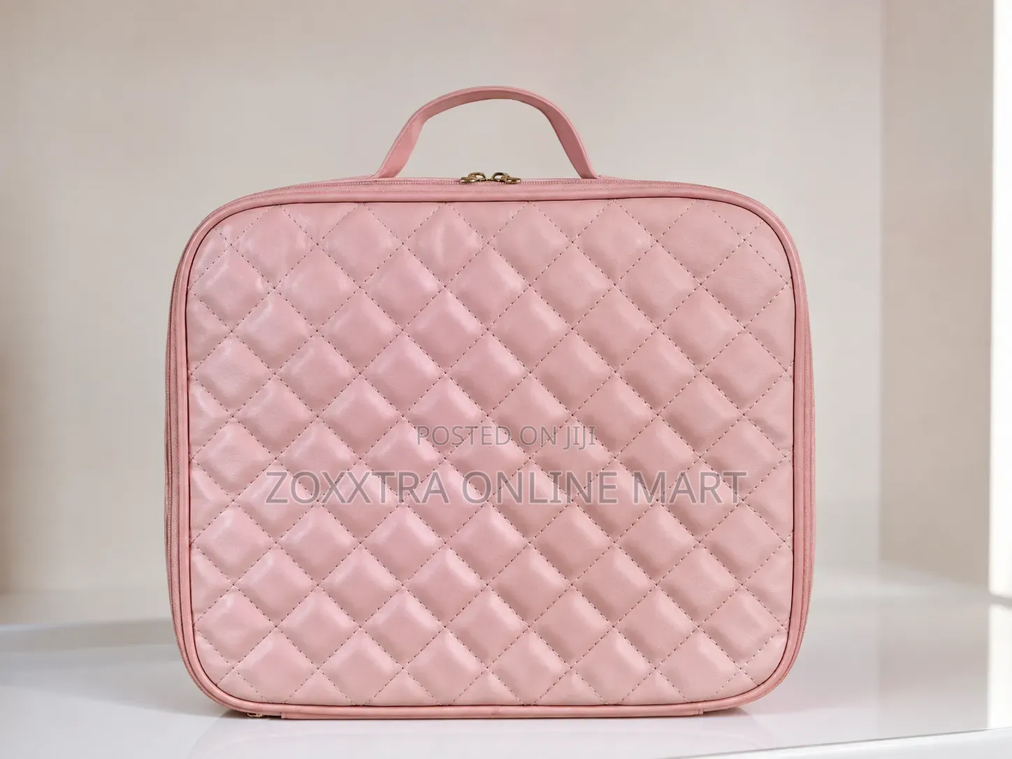 LED Makeup Bag With Built-in Mirror