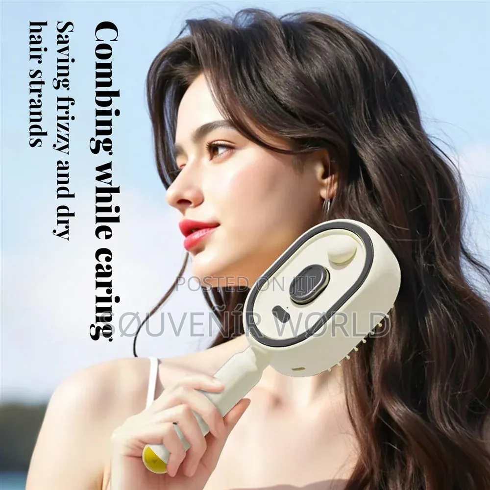 Rechargeable Electric Steam Hair Brush