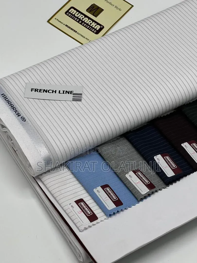 French Line Fabric by Mubarak #12000